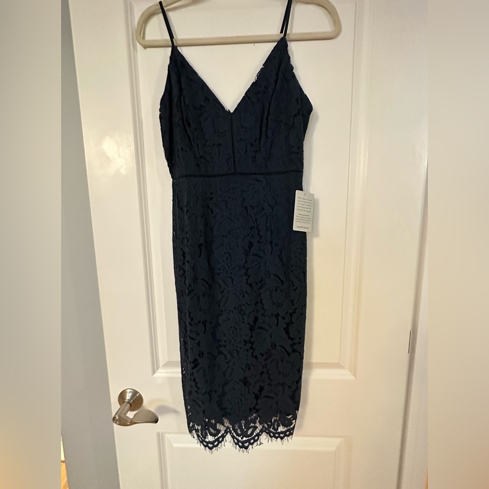 ASTR the Label navy blue dress